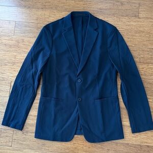 Theory Men’s Clinton DPK W Precision Ponte Blazer 38R Dark Navy (Baltic)